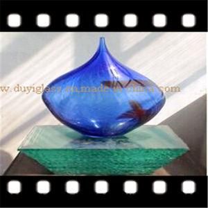 Blue Bottle Murano Glass Craft for Decoration