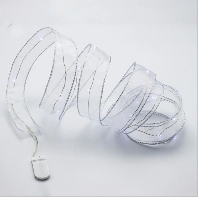 LED Ribbon Fairy String Night Lights for Holiday Party Decoration