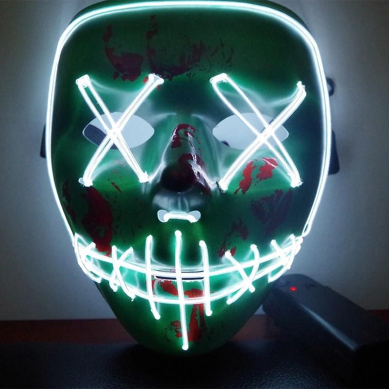 Party Supplies Festival Cosplay LED Halloween Mask Party LED Masks