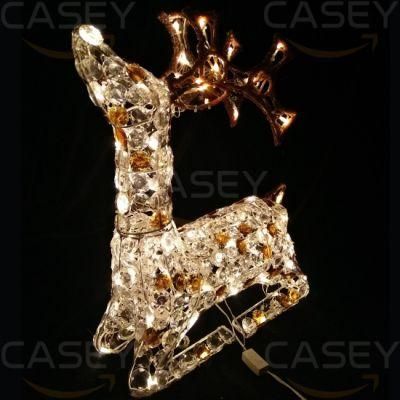 Christmas LED Father Reindeer Light Made in China LED 3D Motif Light Animal Shape for Different Color