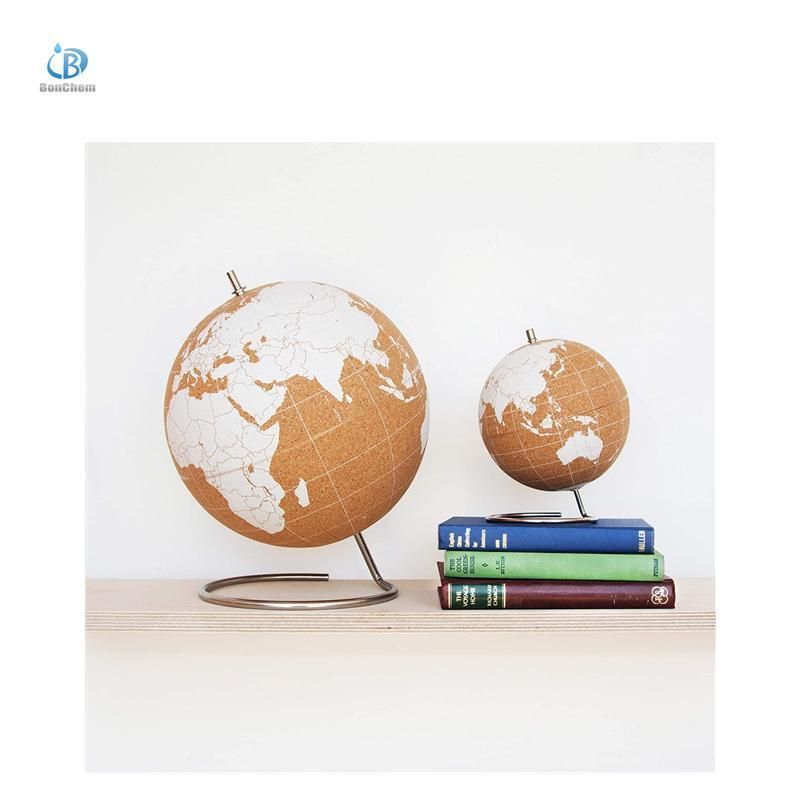 25cm White Color Cork World Globe