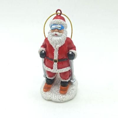 Custom Resin Ornament Santa Claus Statue Christmas Figurine