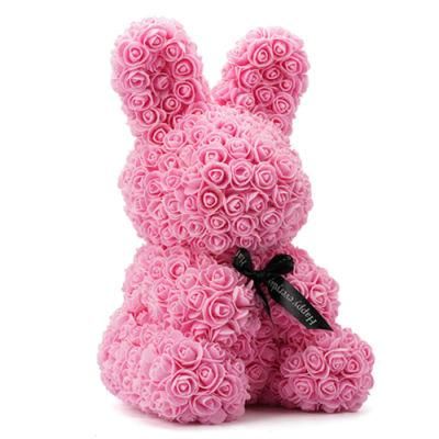 Inunion PE Flower PE Foam Bunny Rose Bears Rose Rabbit Valentines Gift Factory Wholesale