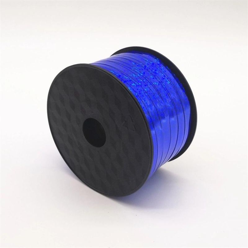 250 Yards/Roll Laser Aluminized Rainbow Film Metal Ribbon Br6005