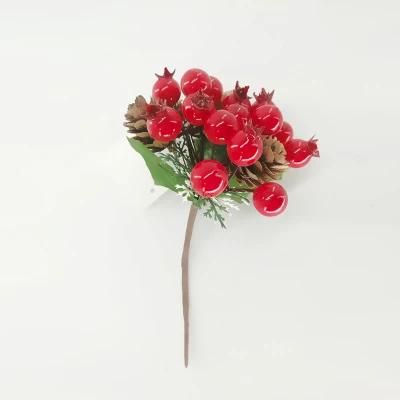 Wholesale Artificia Flower Picks for Christmas Decoration Xmas Ornament