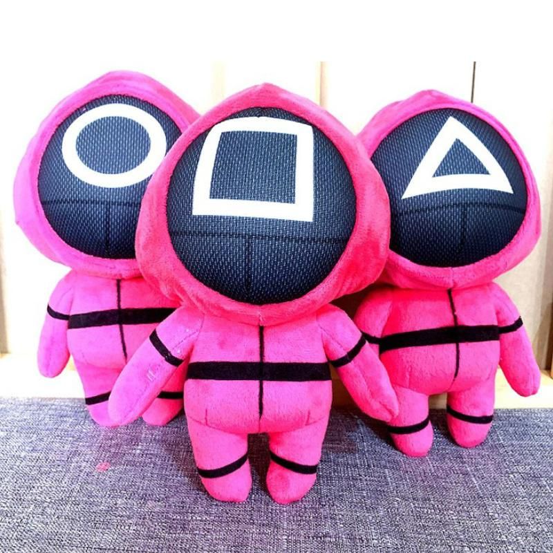 2021 Christmas Halloween Decorations Squid Game Plush Dolls Ornaments Toys