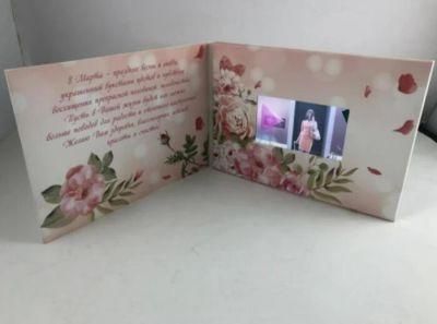 2022 Most Fashionable LCD Screen Video Wedding Invitation Card