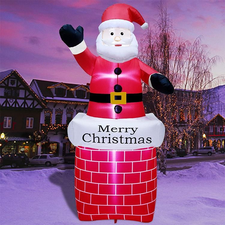 Customized Inflatable Christmas Snowman Halloween Inflatable Outdoor Christmas Santa Claus