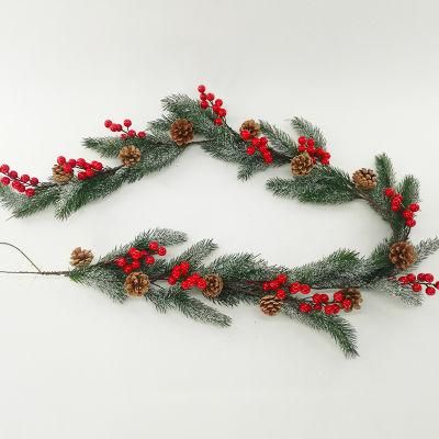 Hanging Vine Plant Leaves Garland for Christmas Wedding Party Garden Wall Decoration