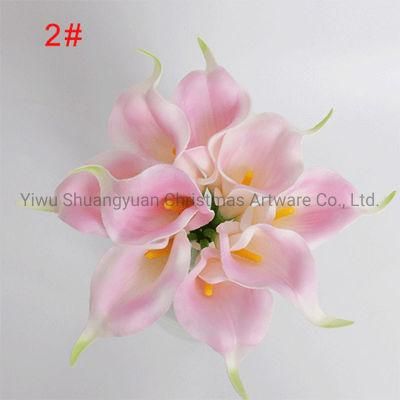 Christmas Artificial Flowers Decor for Holiday Wedding Party Decoration Supplies Hook Ornament Craft Gifts