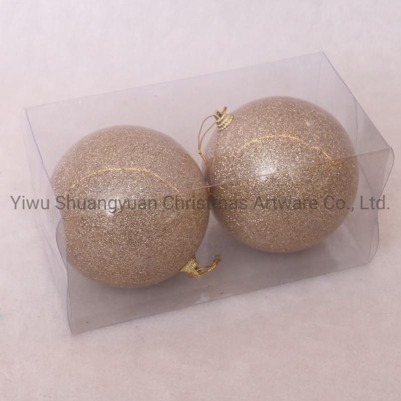 Artificial Christmas Hanging Balls for Holiday Wedding Party Decoration Supplies Hook Ornament Craft Gifts