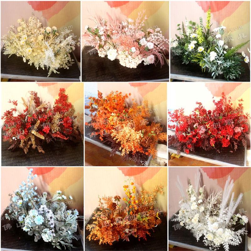 Hyc-FL03 Wedding Decoration Silk Flower Artificial Flower PU Fan Flower