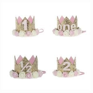 Baby Kids 1-2 Years Old Birthday Party Princess Crown Headband