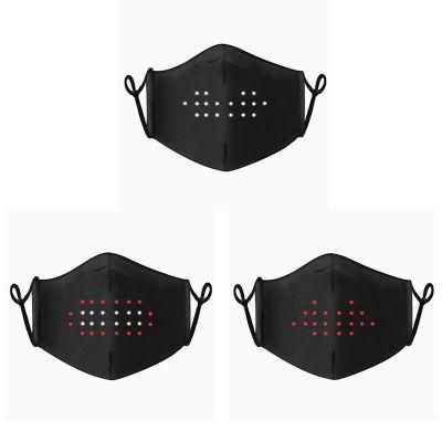 Light-Emitting Voice Mask LED Display Mask Show Face Expression Mask