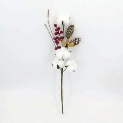 Small Christmas Decoration Artificial Poinsettia Flower with Glitter
