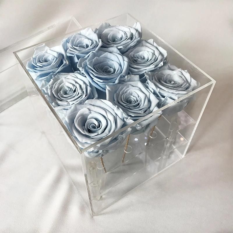 3-5 Years Lasting Preserved Rose Flowers for Glass Dome