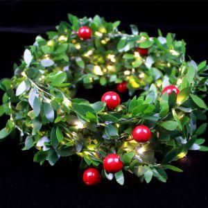 Christmas Light IP20 Christmas Wreath Battery LED Light