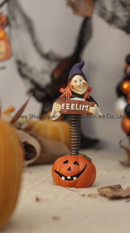 2022 New Design Hot Sale Halloween Resin Craft Tree Spring Stand DIY Crafts Holiday Party Accessories Decorations