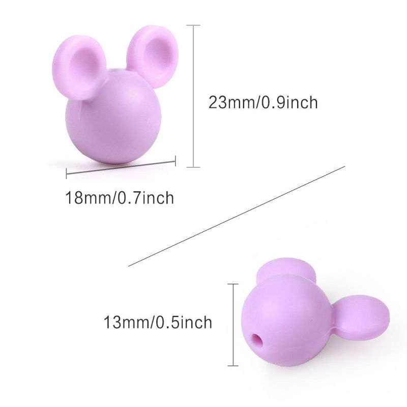 Mickey Cartoon Silicone Beads DIY Silicone Beads