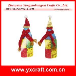 Christmas Decoration (ZY14Y96-1-2) Christmas Wine Scarf Knit Christmas