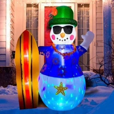 Hawaii Inflatable Snowman 8FT Christmas Best Selling Inflatable Decorations