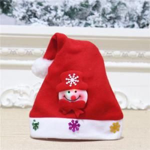 Economical Cheap Non-Woven Felt Fabric LED Christmas Santa Hat