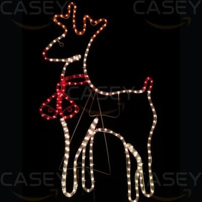Halloween Hanging Lamp Snowman Elk Deer Christmas Tree 3D Suction Cup Window Light for Home Bedroom Decoration