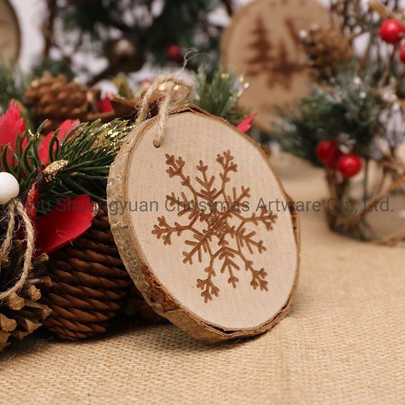 2021 New Design High Sales Christmas Hanging Wooden for Holiday Wedding Party Decoration Supplies Hook Ornament Craft Gifts