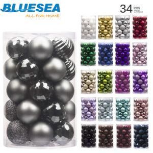 34 Christmas Ball Set 4cm Christmas Ornaments Christmas Tree Decoration Balls