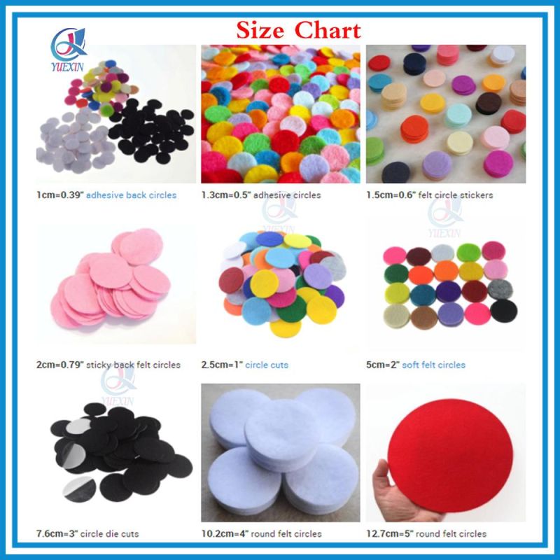 Colored Polyester Felt Craft Sheets Die Cutting Felt