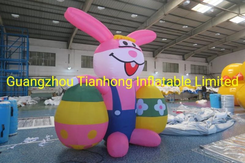 4m Tall Giant Advertising Inflatable Easter Bunny Rabbit