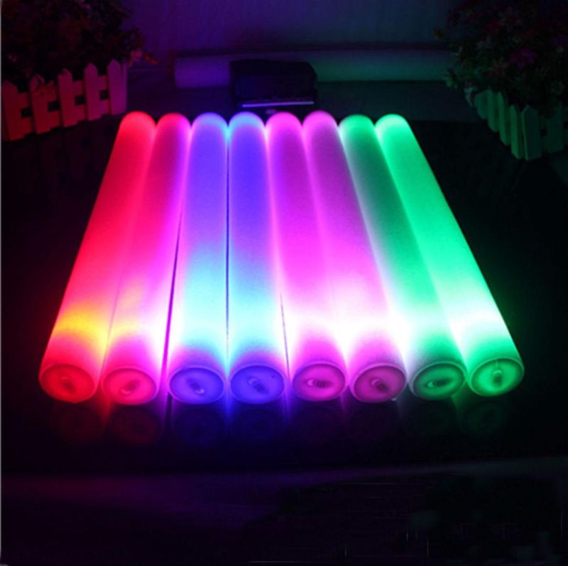 Foam Glow Stick Light up LED Flashing Foam Stick