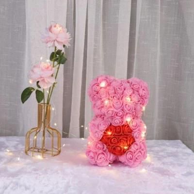 Wholesale 25cm/40cm/60cm Rose Bear PE Foam Rose Teddy Bear Gits for Valentine&prime;s Day, Mother&prime;s Day, Christmas Gifts