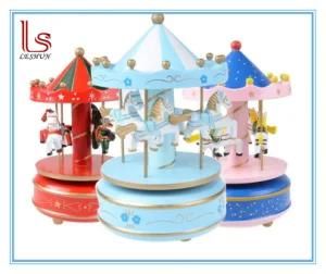 Promotion Creative Sky City Carousel Music Box Birthday Gifts