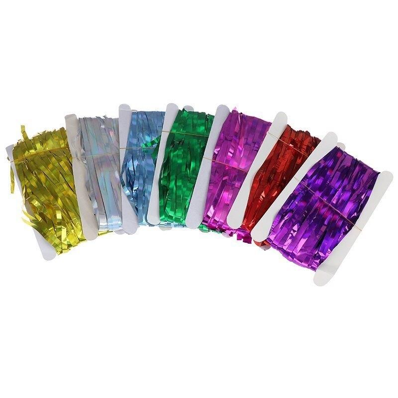 Factory Supply Metallic Foil Curtain Fringe Party Decoration Curtain
