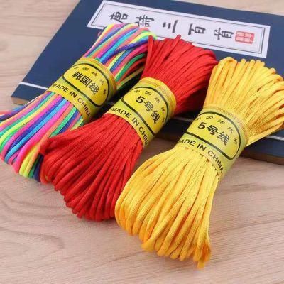 2mm Satin Rattail Cord String Nylon for Jewelry Making