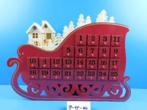1506 Wooden Storage Box with Numbers Cubes Boxes for Christmas Decoration