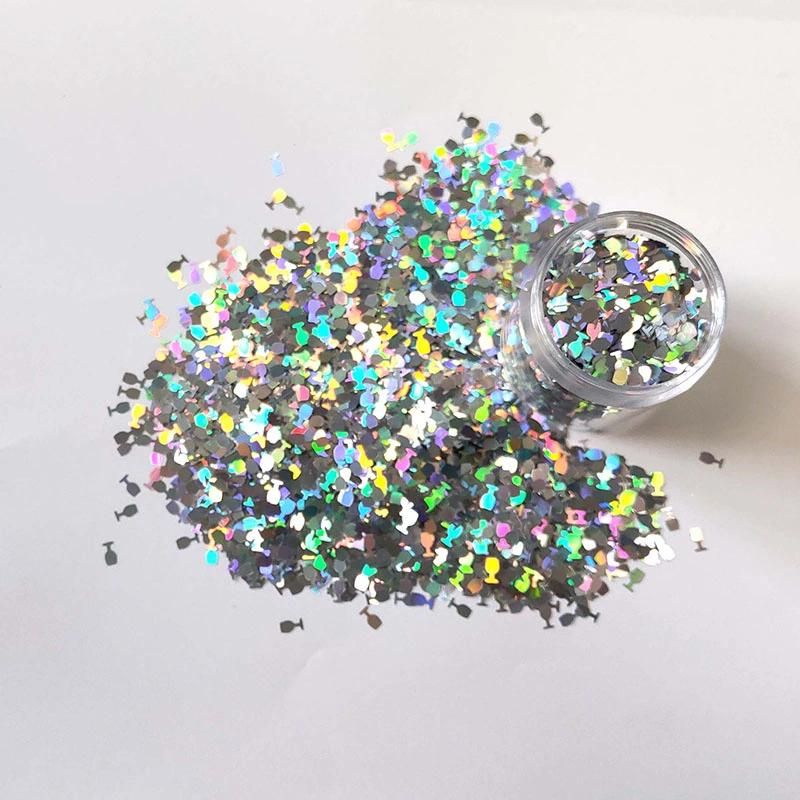 Best Price Color Changing Rainbow Irregular Transparent Nail Glitter Chameleon Flakes