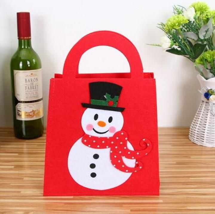 Christmas Children Gift Candy Non-Woven Tote Bag