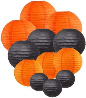 Decorative Round Chinese Paper Lanterns for Halloween