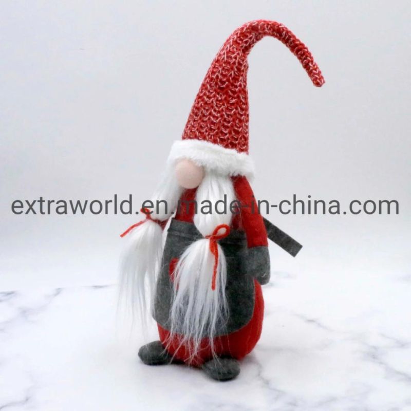 Fabric Plush Handmade Christmas Goblin Gnomes Decorations Ornaments Home Decor