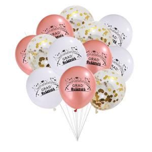 12PC/Lot Mix Confetti Balloons Birthday Party Wedding Graduation Gift Globos