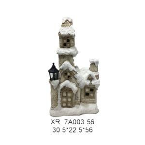 Wholesale Polyresin/Resin Craft Christmas House with LED Light