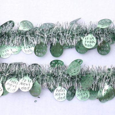 Shiny Matte Christmas Tinsel Narrow Christmas Tinsel