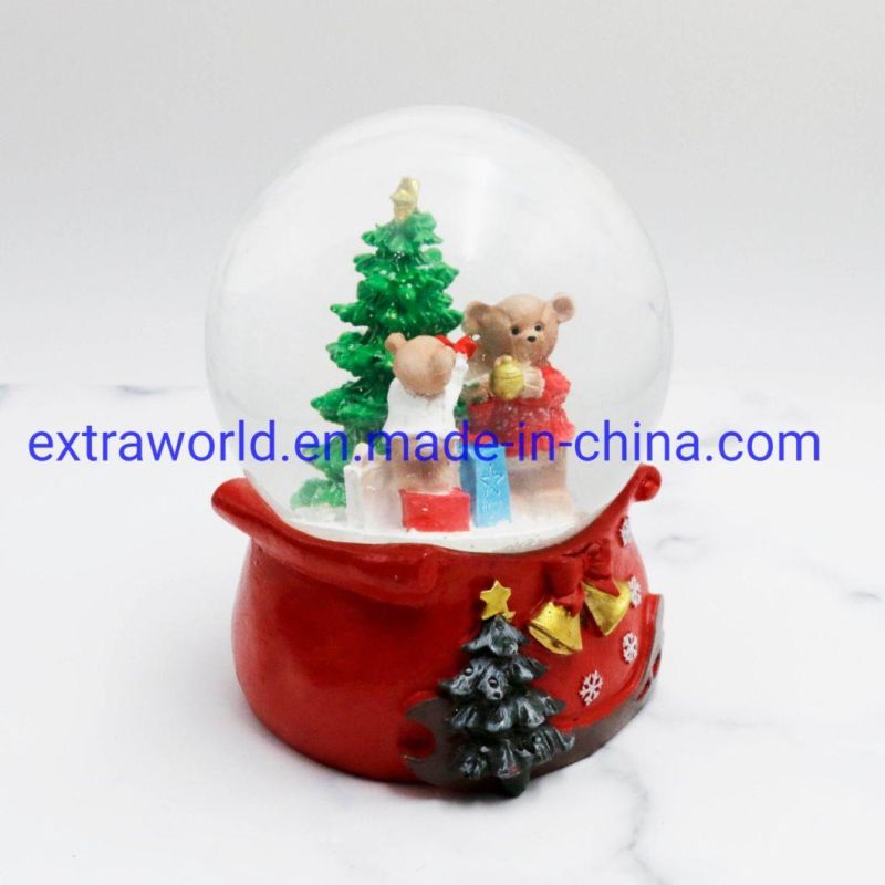 2021 New Product Snow Globe Crystal Ball for Christmas Gifts