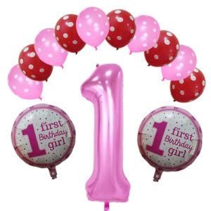 Number Foil Balloons 1st Helium Globos Birthday Party Decorations