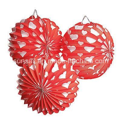 Valentine Printed Paper Balloon Lanterns