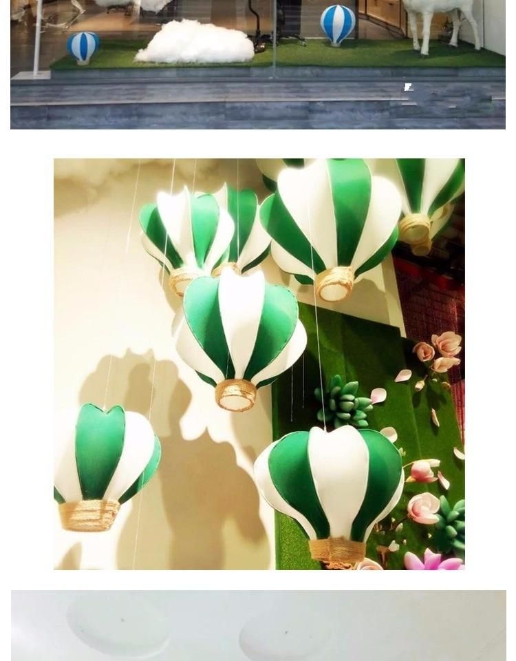 Festival Decoration Window Display Props Shopping Mall Atrium Hotair Balloon Decoration