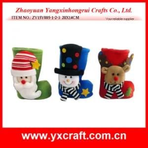 Christmas Decoration (ZY15Y005-1-2-3) Christmas Candy Color Boot Top Quality Best Christmas Boot