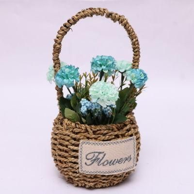 Artificial Flower Decoration with Basket Decorate